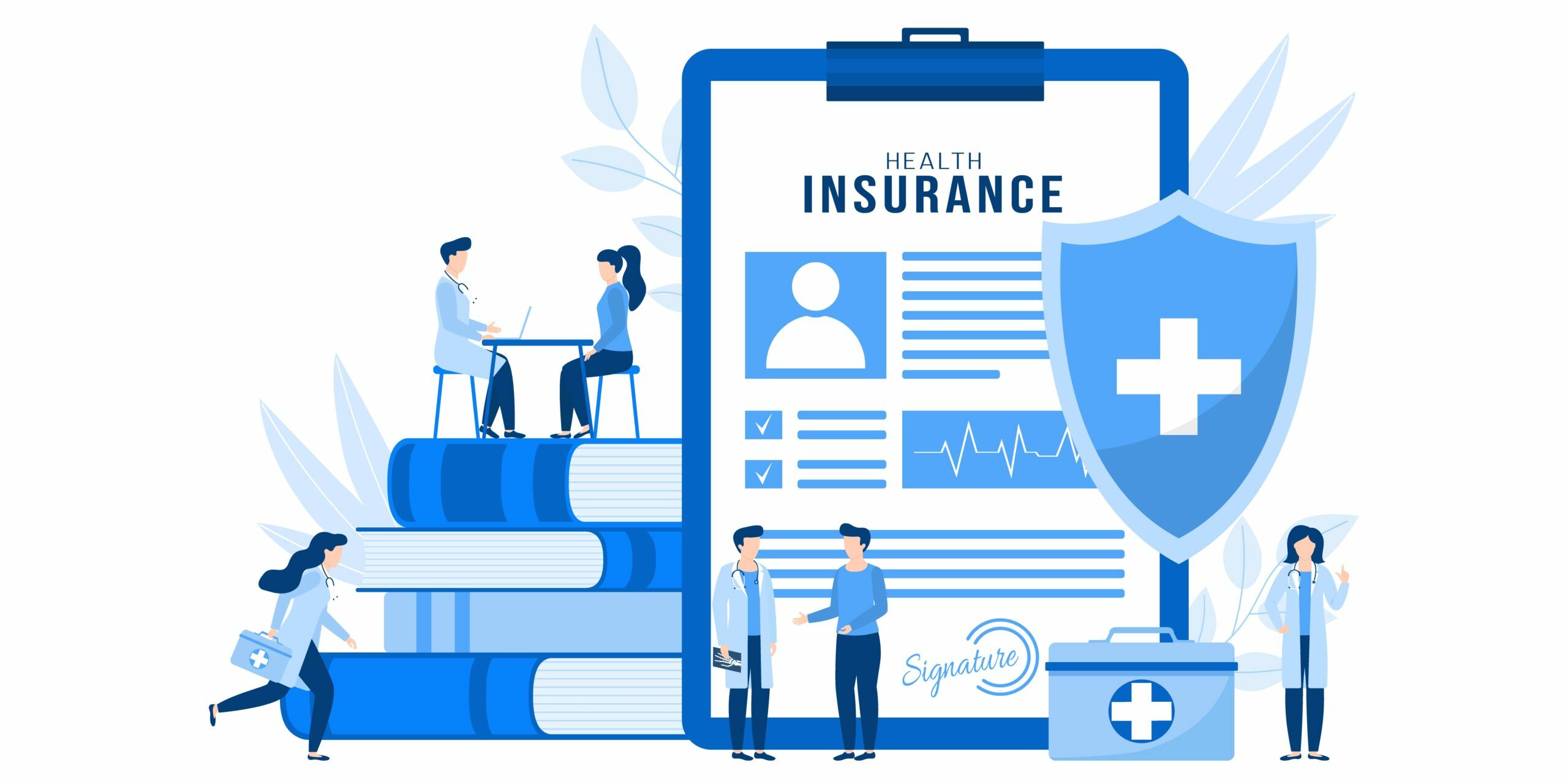 Health medical insurance vector illustration concept isolated, people patients, doctors. Health Medical Insurance Vector Illustration Concept Isolated, People Patients, Doctors.