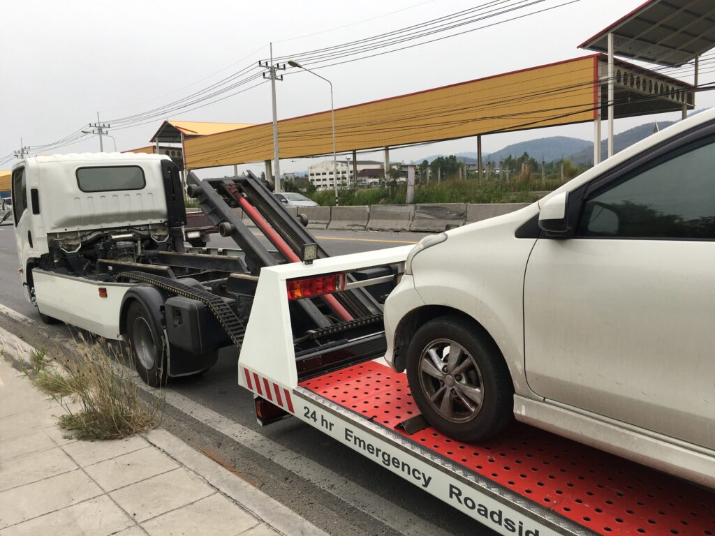 Roadside Assistance Broken Car Tow Truck Roadside