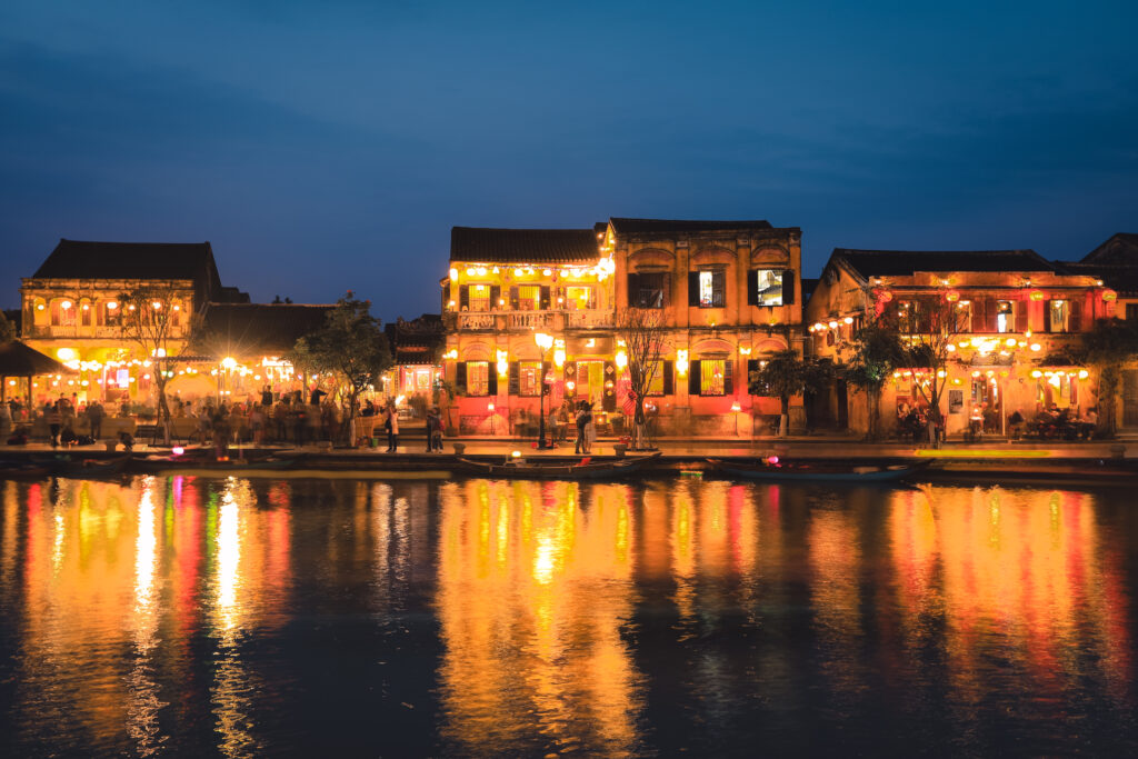 Old Houses Hoi Ancient Town Dusk