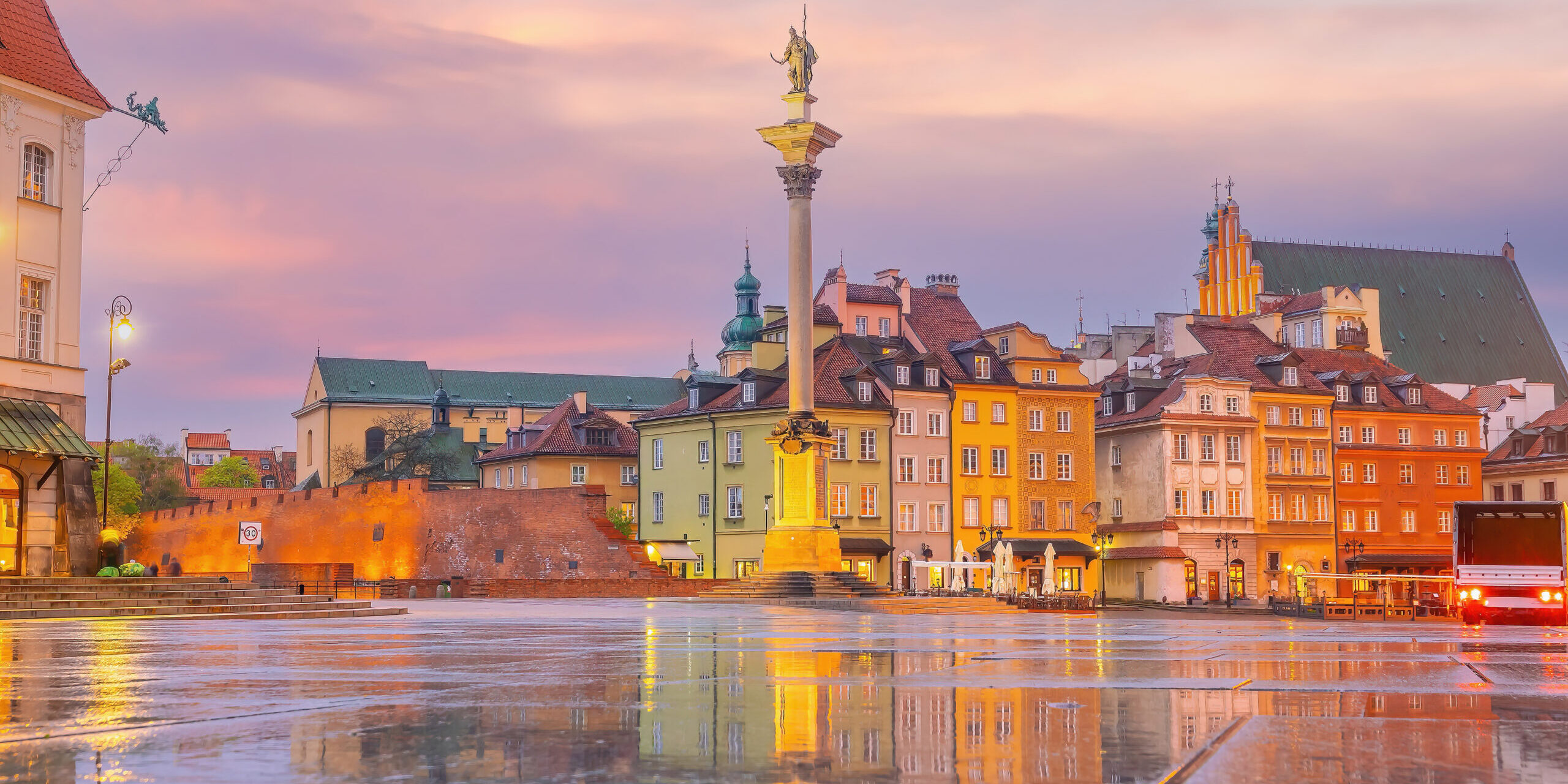 Old town in Warsaw, cityscape of Poland Old Town In Warsaw, Cityscape Of Poland