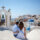 Young Couple Honeymoon On The Most Romantic Island Santorini, Greece