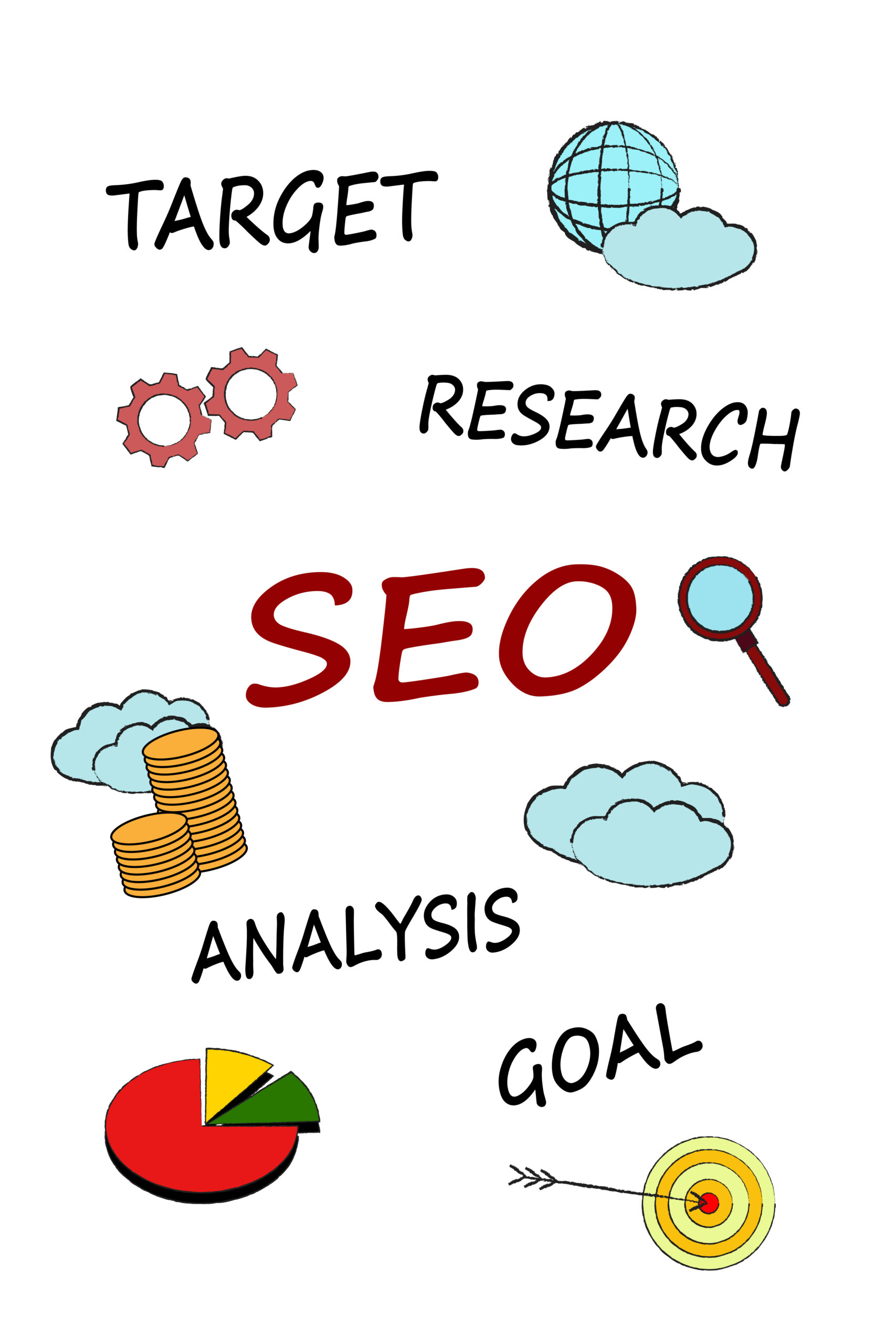 search-engine-optimization-seo-concept-different-words-drawings-white-background-illustration Search Engine Optimization Seo Concept Different Words Drawings White Background Illustration